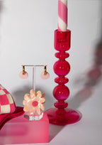 LONDON CANDLE HOLDER - RED