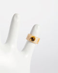 HALF STONE RING - SAND
