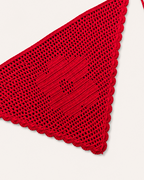 PAÑUELO CROCHET- RED