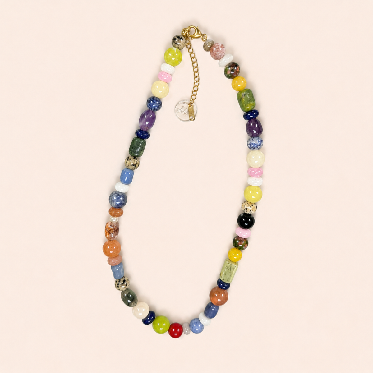 NATURAL STONES NECKLACE - KALEIDOSCOPE