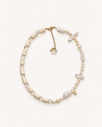 NATURAL STONES NECKLACE - MARINA PEARL