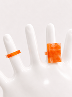 SQUARE RING - ORANGE