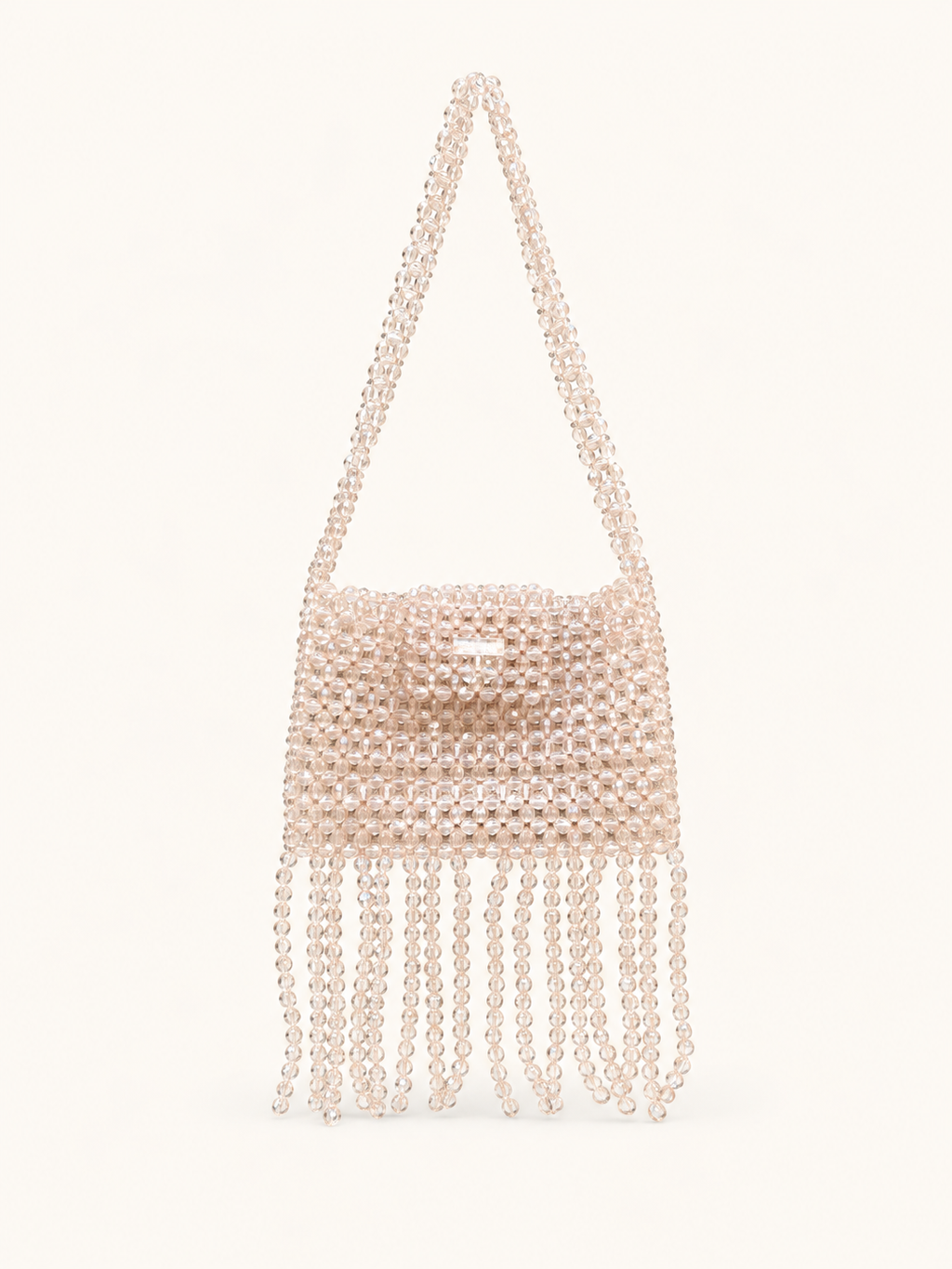 BEADED BAG / BUTTER