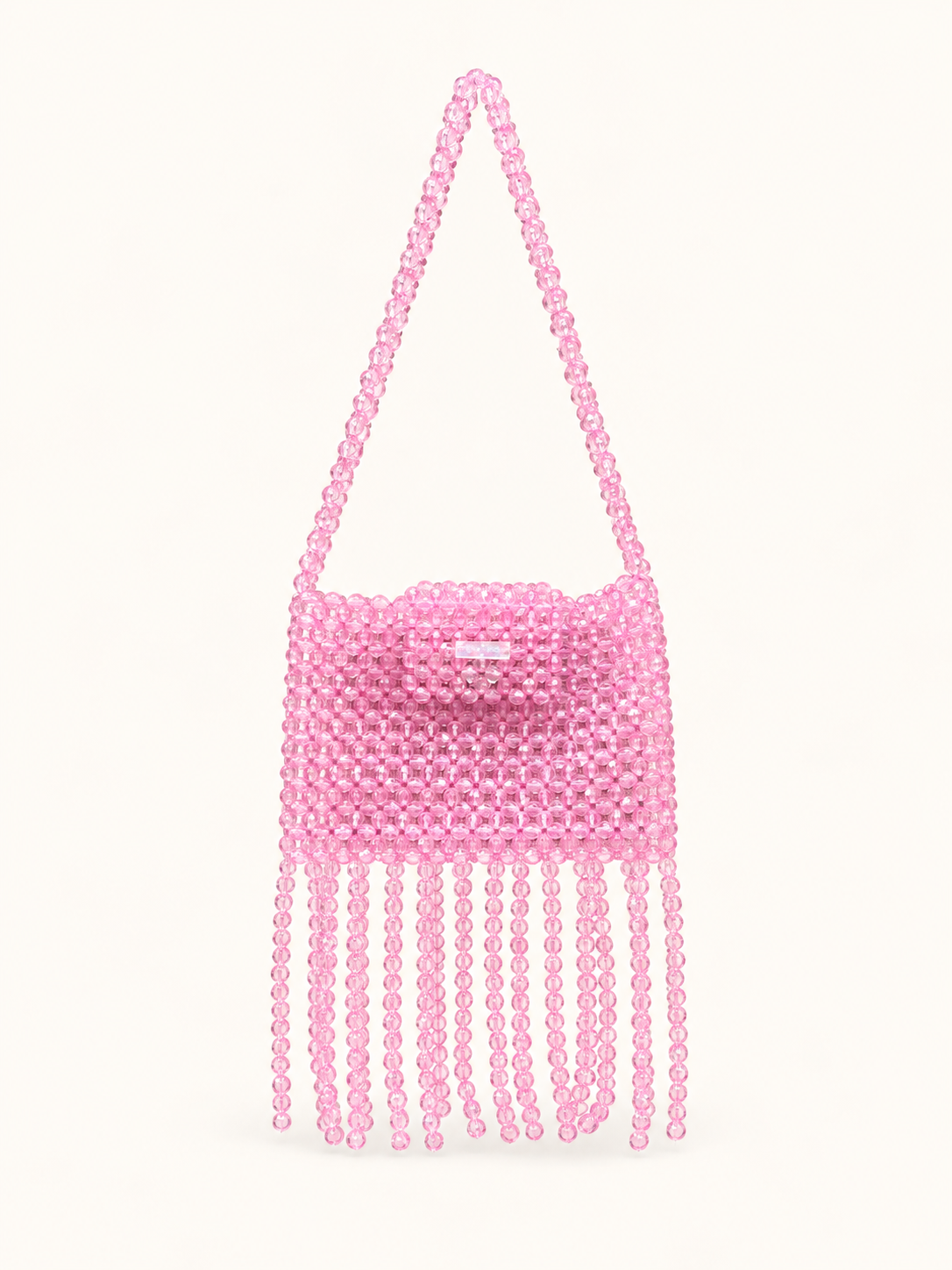 BEADED BAG / PINK