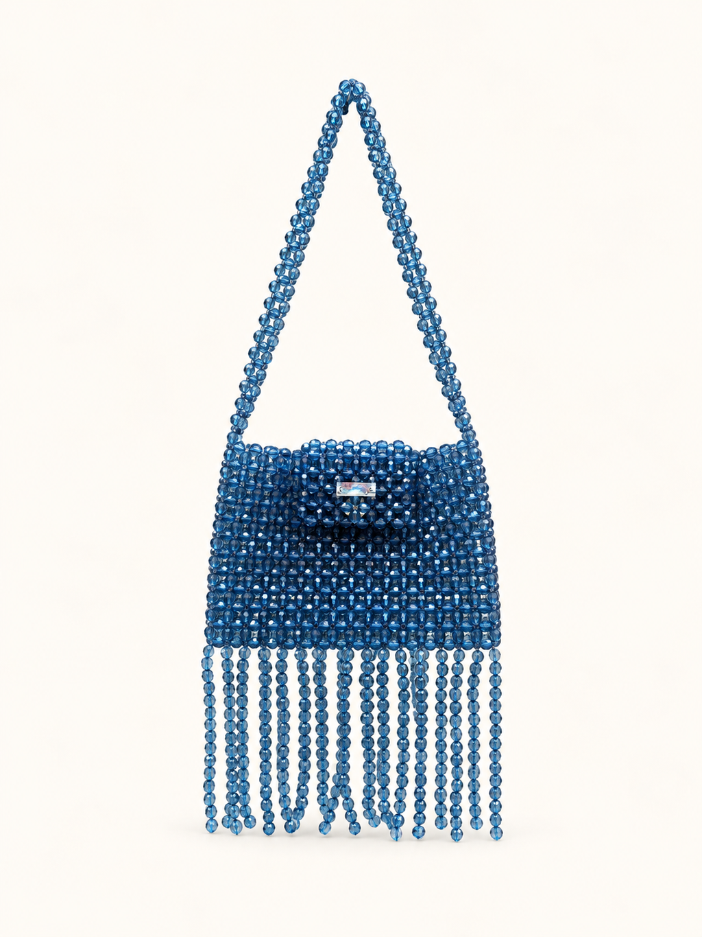 BEADED BAG / BLUE