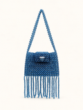 BEADED BAG / BLUE