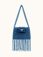 BEADED BAG / BLUE