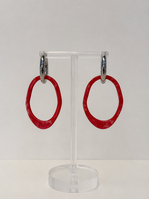 3IN1 EARRINGS - RED