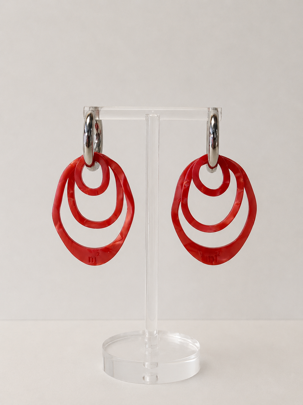 3IN1 EARRINGS - RED