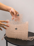 BEADED BAG / BUTTER