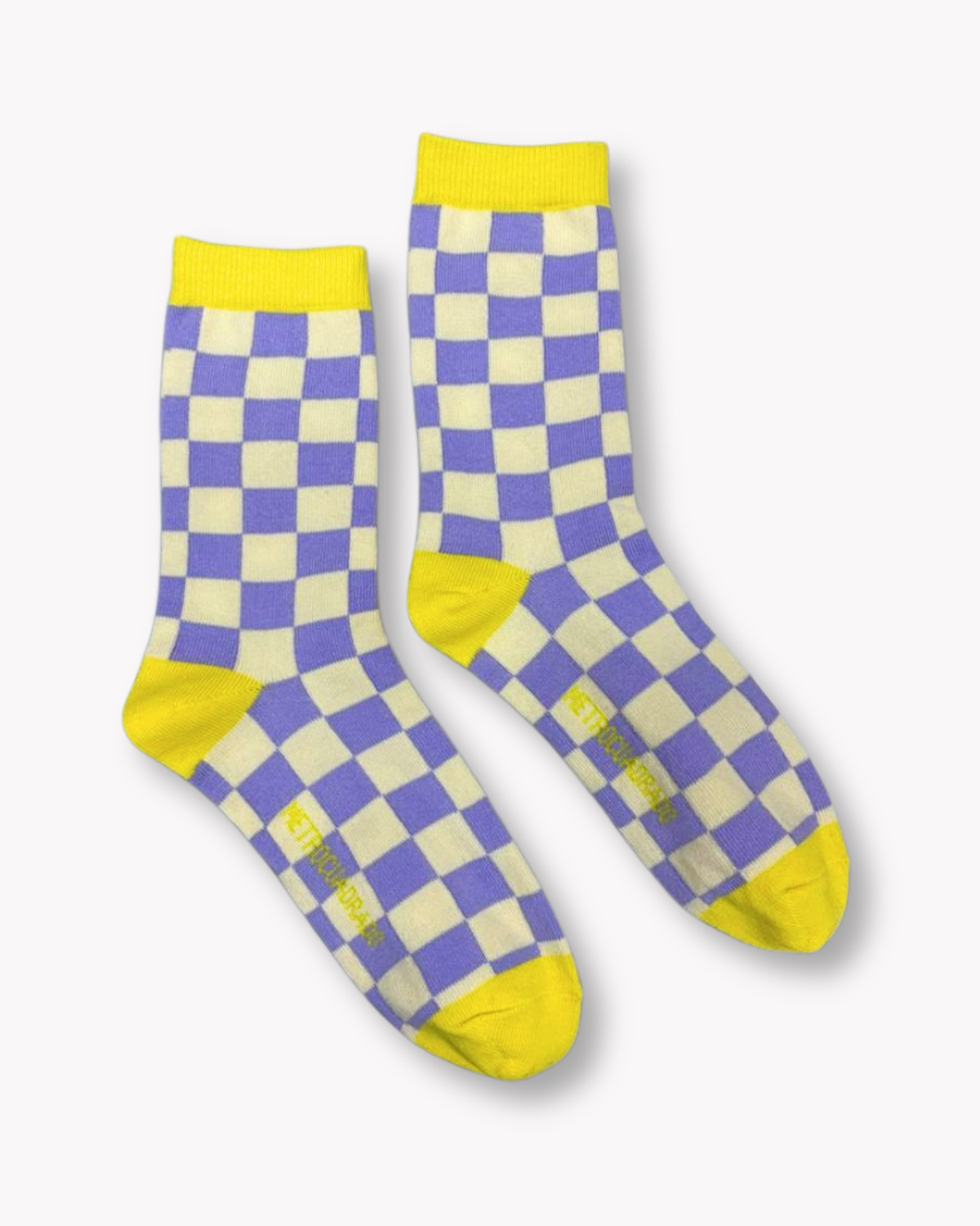 CHECKERED SOCKS - LILAC&LEMON