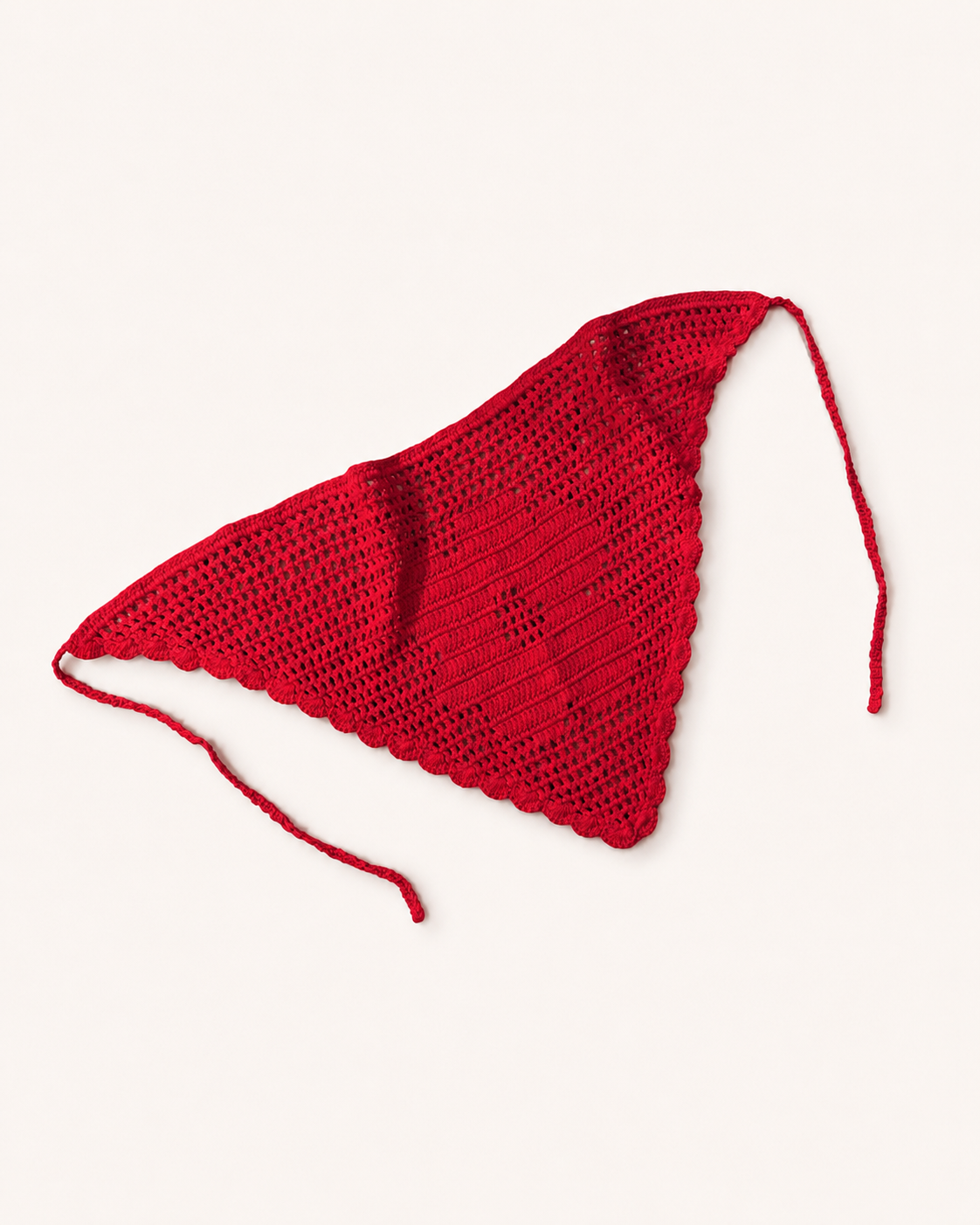 PAÑUELO CROCHET- RED