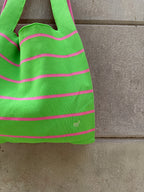 2IN1 SHOULDER BAG - PINK&GREEN