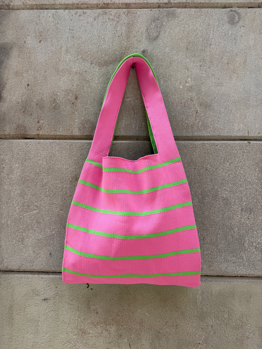2IN1 SHOULDER BAG - PINK&GREEN