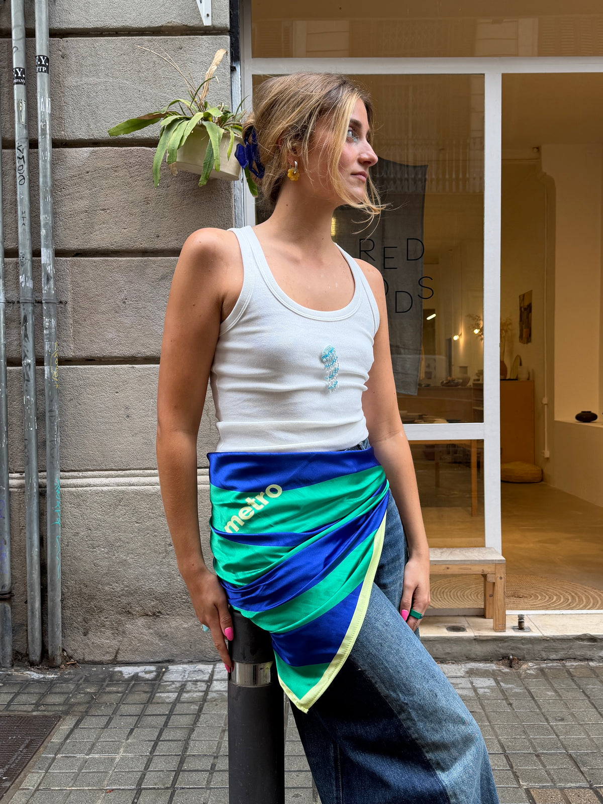 PAÑUELO - blue&green