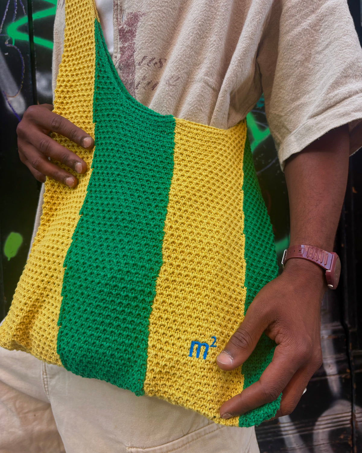 KNOT SHOULDER BAG - YELLOW&GREEN