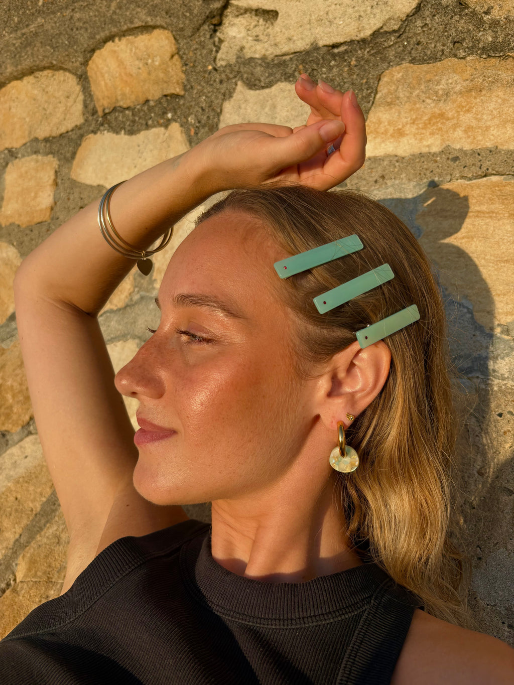 DROP EARRINGS - LIGHT BLUE
