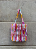 TOTE BEADED BAG / RAINBOW