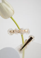 METEORITE HAIR CLIP - PEARL