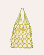 NET BEADED BAG / GREEN