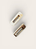 NOT SO CLASSIC HAIR CLIP -MARBLE GLOW