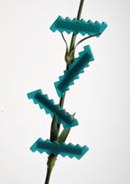 ZIG/ZAG HAIR CLIP - GREEN