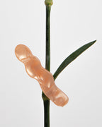 BROKEN HAIR CLIP - CORAL