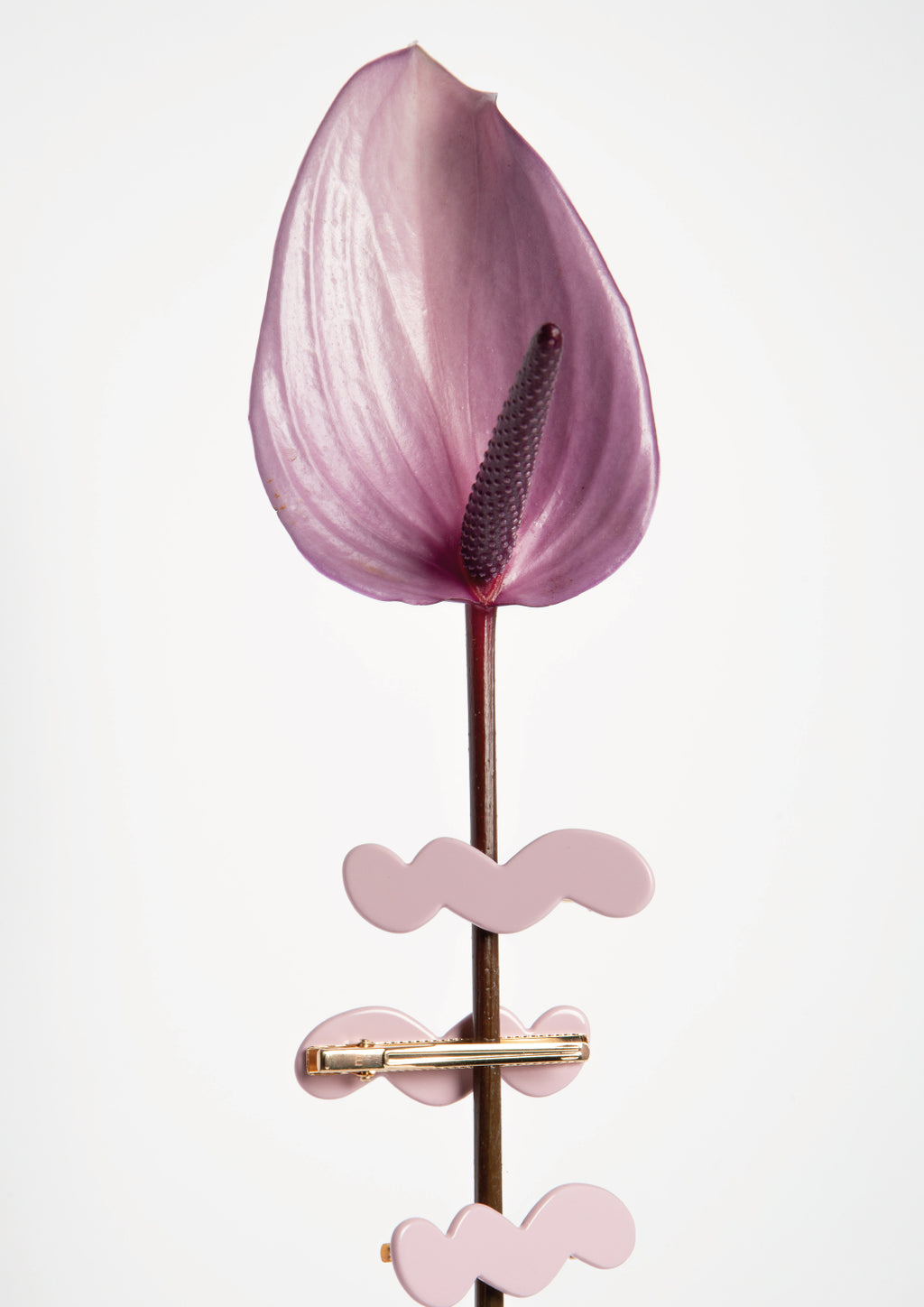 SEA FOAM HAIR CLIP - LILAC