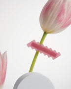ZIG/ZAG HAIR CLIP - PINK