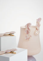 LOPSIDED HAIR CLIP - BABY PINK