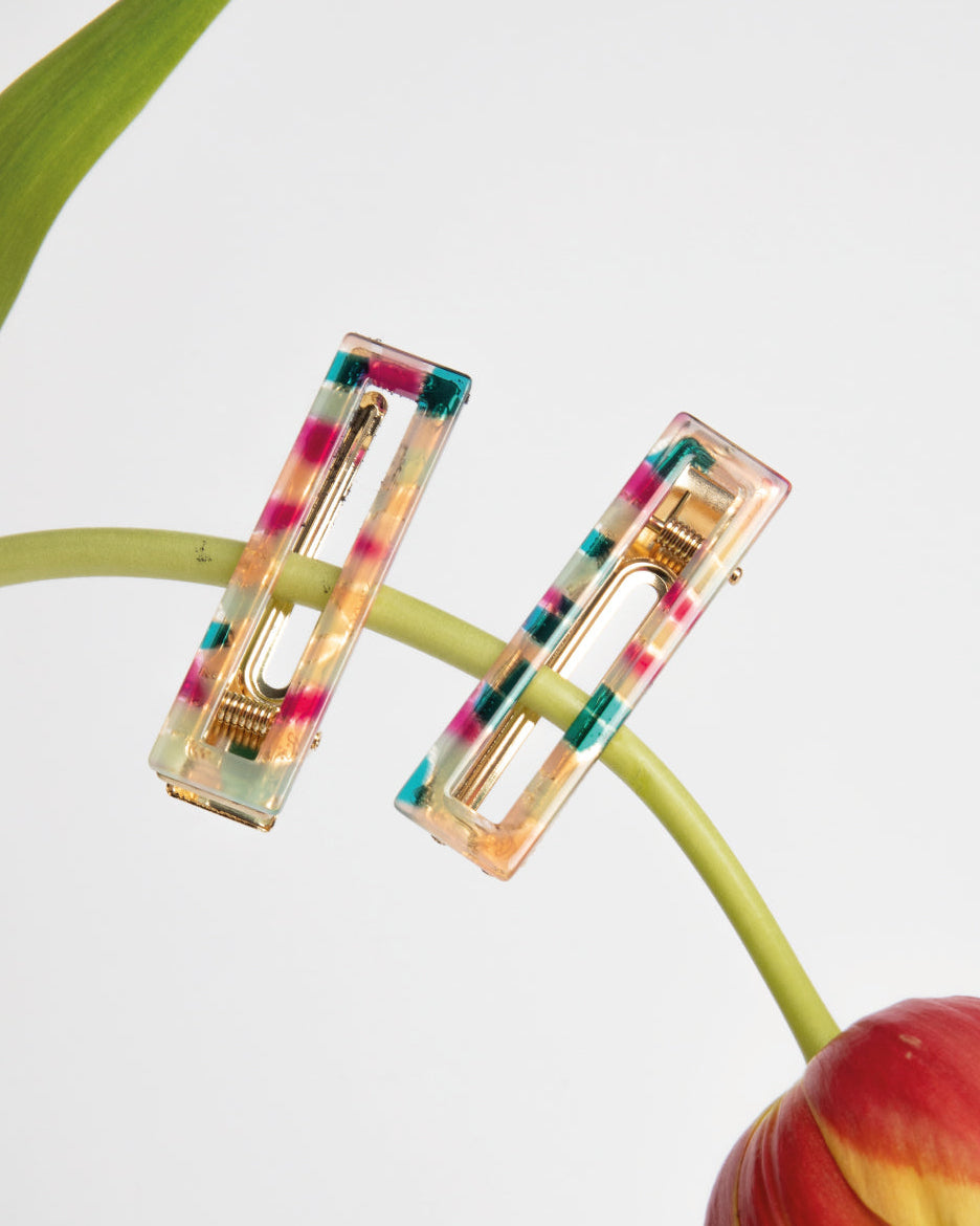 NOT SO CLASSIC HAIR CLIP - MULTICOLORED