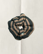 KNITTED SCRUNCHIE - BROWN&BLACK