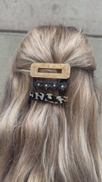NOT SO CLASSIC HAIR CLIP -MARBLE GLOW