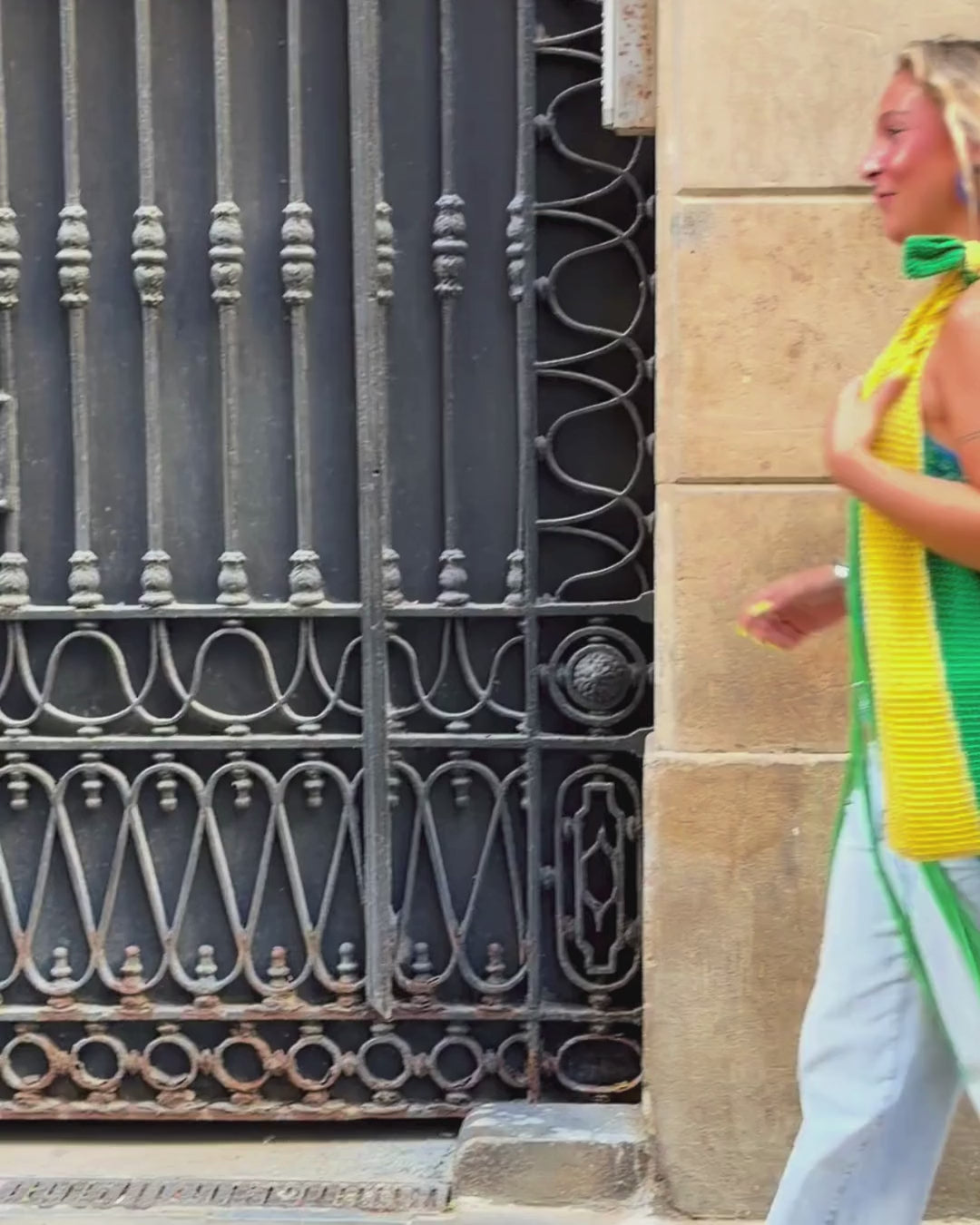 KNOT SHOULDER BAG - YELLOW&GREEN